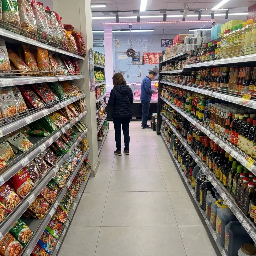 Interior Supermercado Lucheng